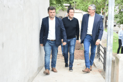 San Andrés de Giles: Leonardo Nardini supervisó las obras en el Partido