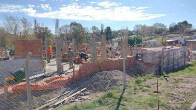 Monte Hermoso: Continúa la construcción de las 70 viviendas Procrear