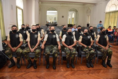 Nueve de Julio: Presentan a los nuevos efectivos del Comando de Prevención Rural