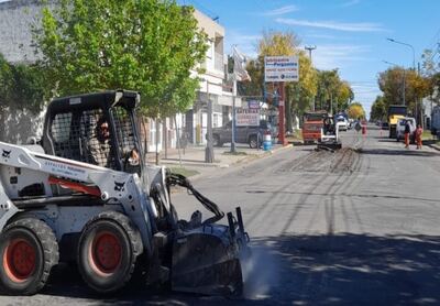 Pergamino: El Municipio realiza tareas de bache en Boulevard Paraguay