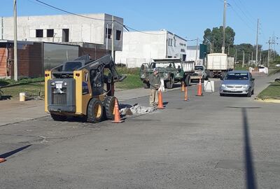 Nueve de Julio: Comienzan los trabajos de bacheo sobre Avenida Urquiza