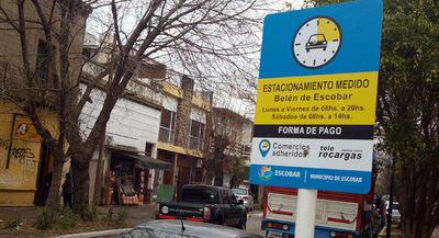 Escobar: Comienza a funcionar el Servicio de Estacionamiento Medido