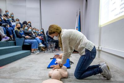 San Fernando: Nueva capacitación en RCP al personal municipal de Educación