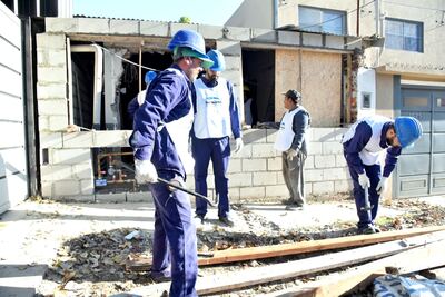 San Martín: Continúan los trabajos de refacción en el Jardín Municipal Caren
