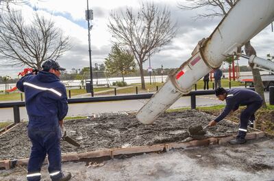 Campana: Continúan los trabajos y la puesta en valor en la Nueva Costanera