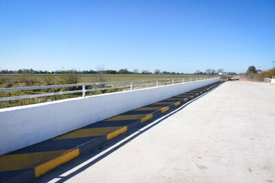 General Las Heras: El Gobierno bonaerense inauguró el puente "Malvinas Argentinas"