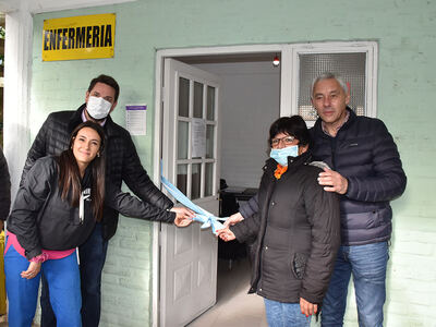Berisso: Quedó inaugurada la sala de enfermería de la Isla Paulino