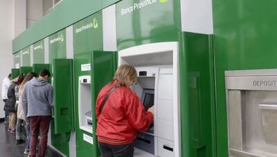 El Banco Provincia instaló más de 100 nuevos cajeros automáticos