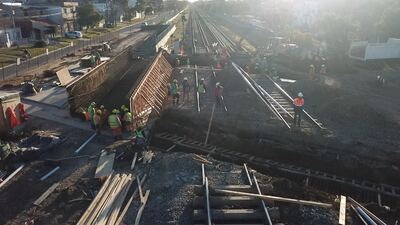 Moreno: Continúan los trabajos en el bajo nivel de Paso del Rey