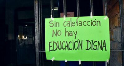 Gremios docentes se reunirán lunes con Educación por escuelas que tienen problemas de gas