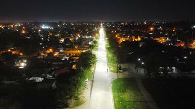Florencio Varela: Ya instalaron más de 2600 luces LED en los barrios