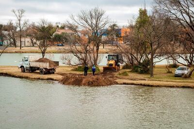 Trenque Lauquen: Comenzaron las obras de remodelación del Parque Municipal