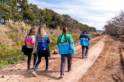 Marcos Paz: Avanza la construcción de la Eco-Bicisenda en un ex basural