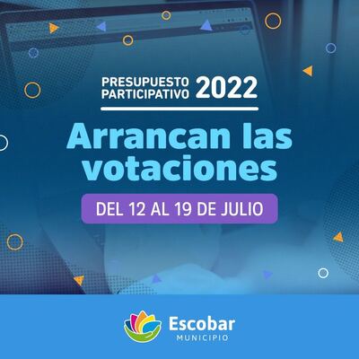 Escobar: Votan los proyectos vecinales del Presupuesto Participativo 2022