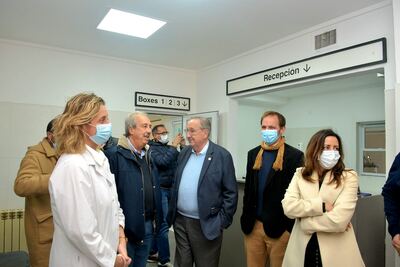 Tandil: El intendente Lunghi recorrió la ampliación del laboratorio del Hospital