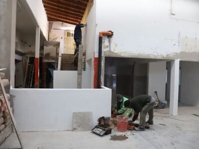 Lanús: Avanzan las obras en la Escuela de Educación Especial 503 de Valentín Alsina