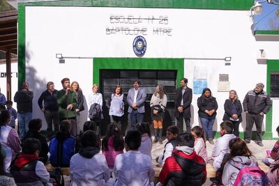 Mercedes: Inauguran históricas obras en Escuelas Rurales