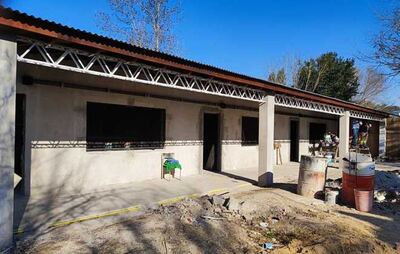 Escobar: Siguen las obras de infraestructura en escuelas y jardines públicos