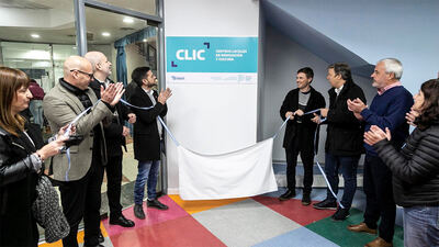 Almirante Brown: Inauguran un "Espacio Clic" para actividades tecnológicas