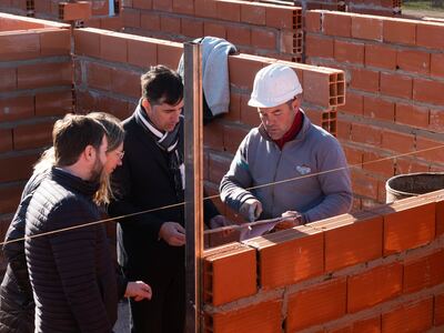 General Viamonte: Avanza la construcción de nuevas habitaciones en el Hospital Municipal