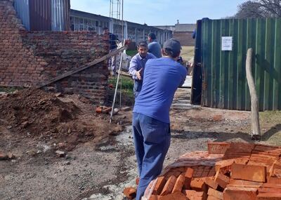 Bragado: Avanzan las obras en el cementerio municipal
