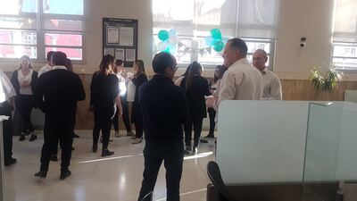 Bolívar: El intendente Pisano acompañó al Banco Provincia en su bicentenario
