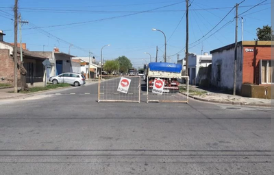Olavarría: Tránsito interrumpido por obras en la red cloacal