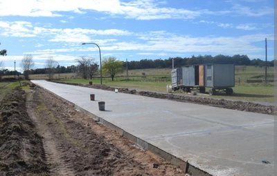 Olavarría: Comenzó la obra de pavimentación del acceso al Cerro Fortabat