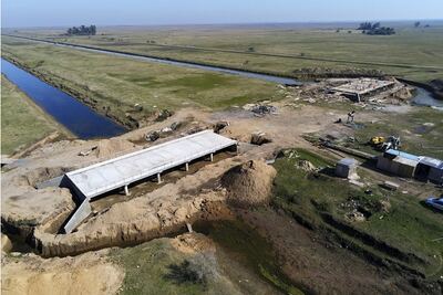 Maipú: Continúan los trabajos para el reemplazo de puentes