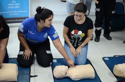 Vicente López: Realizan un nuevo taller de RCP y Primeros Auxilios
