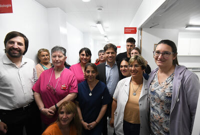 Kicillof: "Hemos hecho una inversión de salud como nunca se hizo en la historia"