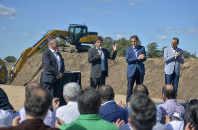 La Provincia da inicio a las obras en la autopista sobre la Ruta Nacional 3