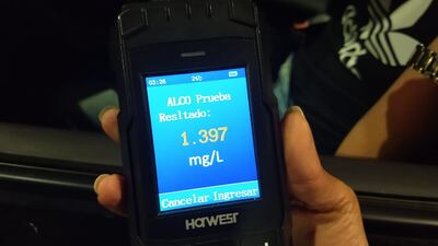 Campana: Uno de cada cinco conductores dio alcoholemia pisitiva en los controles nocturnos