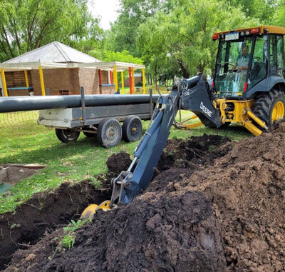 General Alvear: Comenzó la obra para reforzar la red de agua potable