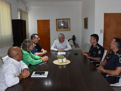Berisso: Cagliardi analizó la situación de seguridad en la ciudad