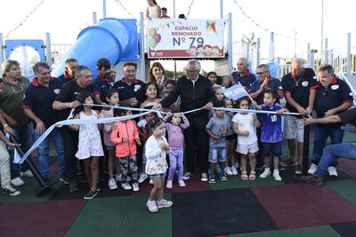 Tigre: Julio Zamora inauguró la plaza “Madre de los Héroes de Malvinas” en Rincón de Milberg