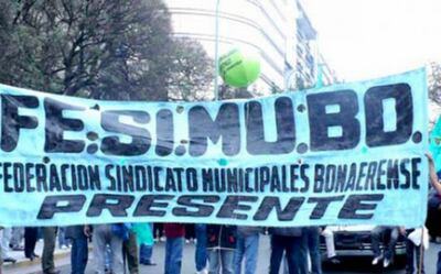 Fesimubo marcha a la gobernación contra el recorte de asignaciones familiares a municipales