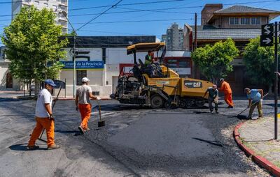 Campana: Finalizan el reasfaltado de las calles del casco céntrico