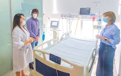 San Fernando: El intendente presentó las nuevas Terapias del Hospital Municipal San Cayetano