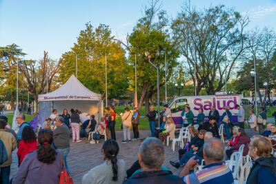 Campana: El viernes habrá un nuevo operativo de vacunación en la plaza Eduardo Costa