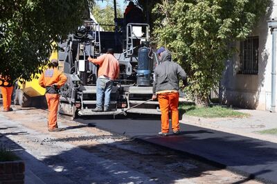 Baradero: Extienden los trabajos de pavimentación en los barrios Pompeya y Toyota
