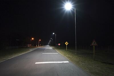 Finalizaron los trabajos de iluminación en las Rutas Nº 15 y 36