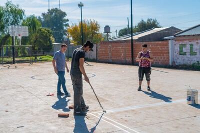 Campana: Nuevos playones deportivos para cuatro barrios de la ciudad