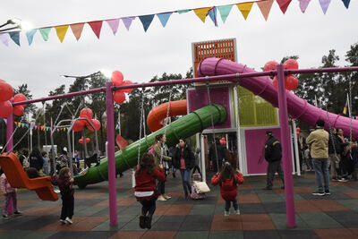 Tigre: Zamora inauguró la Plaza Intendente José Antonio Recio