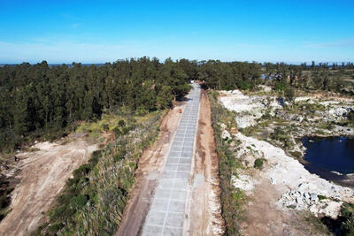 Avanza la primera etapa de la pavimentación de la Circunvalación Mar del Plata