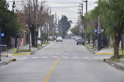 Malvinas Argentinas: Inauguraron el tercer tramo de la repavimentación de la calle Eva Perón