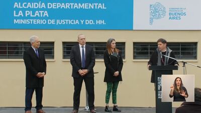 Kicillof inauguró la alcaidía de Melchor Romero y afirmó que "esto es construir una mejor seguridad"