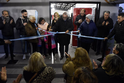 Tigre: Zamora inauguró un SUM en el Polideportivo Zabala de Benavídez