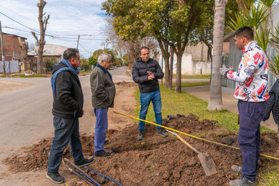 Campana: Extienden la conexión domiciliaria a la red cloacal