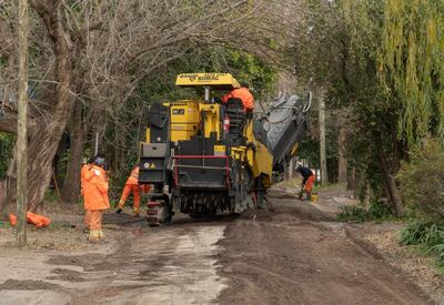 San Isidro: El municipio trabaja en la renovación de pavimentos